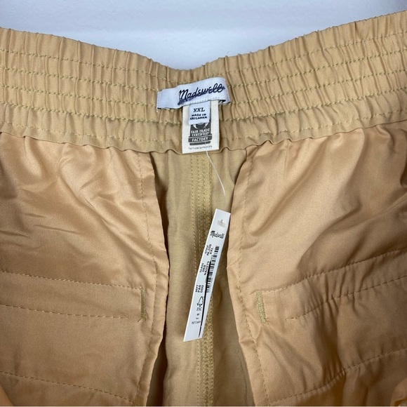 Madewell The Carley Wide-Leg Pants Softdrape Tan NWT - Picture 11 of 12